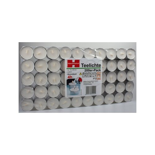 Müller Kerzen Teelicht FLATPACK ca. 4 h