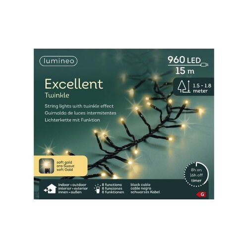 LUMINEO Lichterkette Excellent Lights 15 m