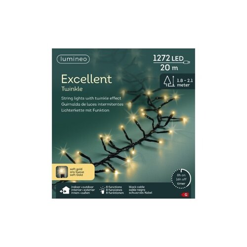 LUMINEO Lichterkette Excellent Lights 20 m
