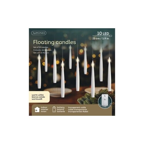 LUMINEO LED Kerze Schwebekerze