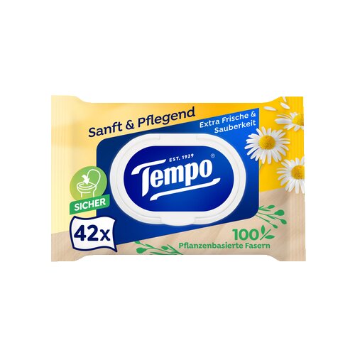 Tempo® Feuchttücher Sanft & Pflegend