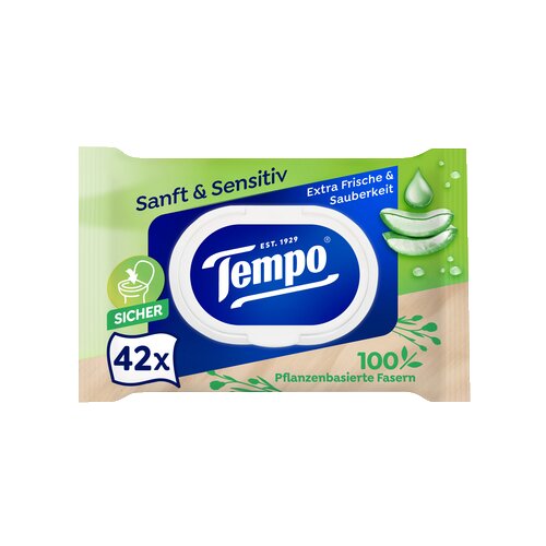 Tempo® Feuchttücher Sanft & Sensitiv
