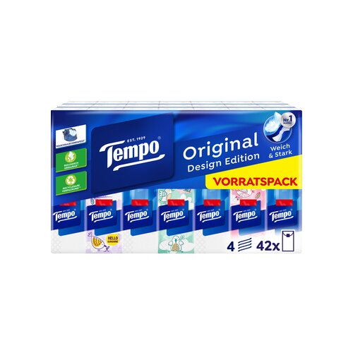Tempo® Papiertaschentücher Original Design Edition
