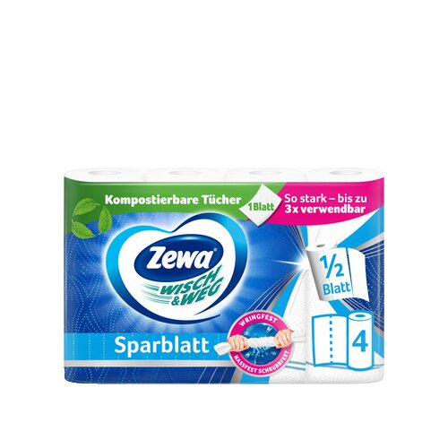 Zewa Küchenrolle Wisch & Weg Sparblatt
