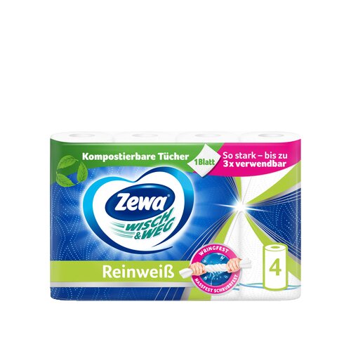 Zewa Küchenrolle Wisch & Weg Reinweiß