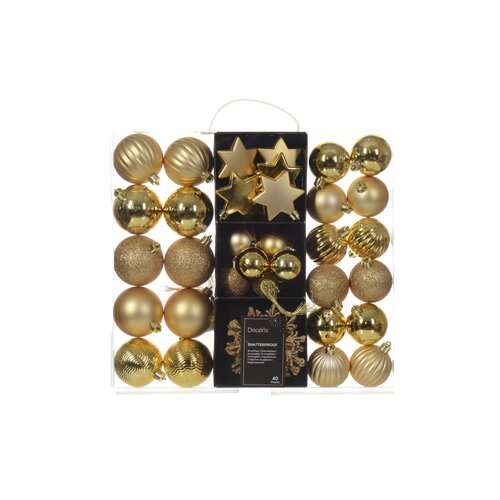DECORIS Christbaumschmuck Mix