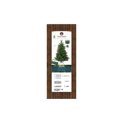 EVERLANDS Weihnachtsbaum Nordmann Tanne 130 x 180 cm (Ø x H)