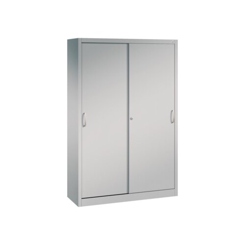 C+P Schiebetürenschrank Acurado 1.200 x 1.950 x 400 mm (B x H x T) weißaluminium