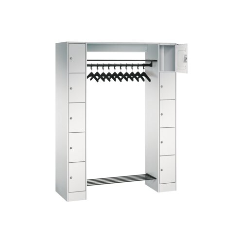 C+P Garderobenschrank Serie 8070 10 Fächer