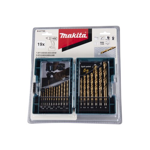 Makita® Bohrersatz Longlife HSS TiN 19 Teile