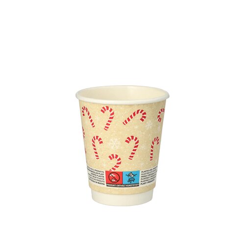 PAPSTAR Trinkbecher Candy Canes