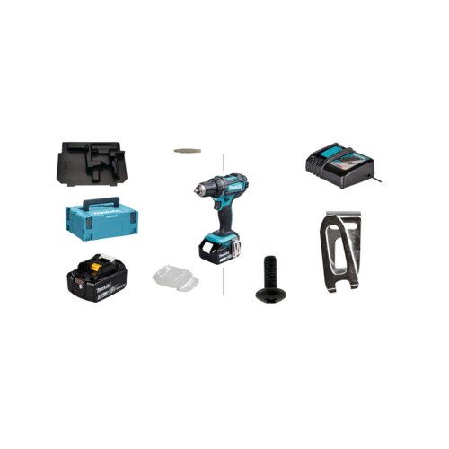 Makita® Akkubohrschrauber DDF482RFJ mit Akkupack