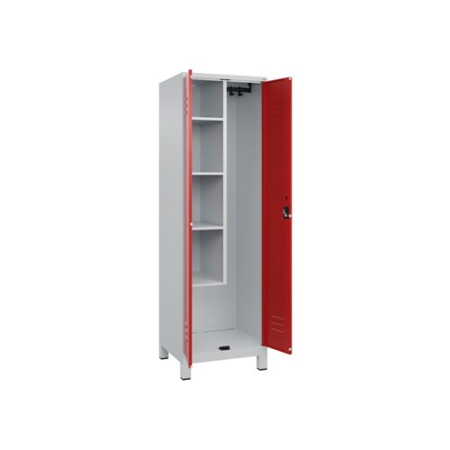 C+P Putzmittelschrank Classic PLUS mit Standfuß lichtgrau