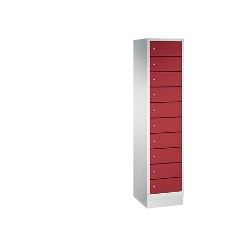 C+P Schließfachschrank Evolo48 mit Sockel 10 Fächer