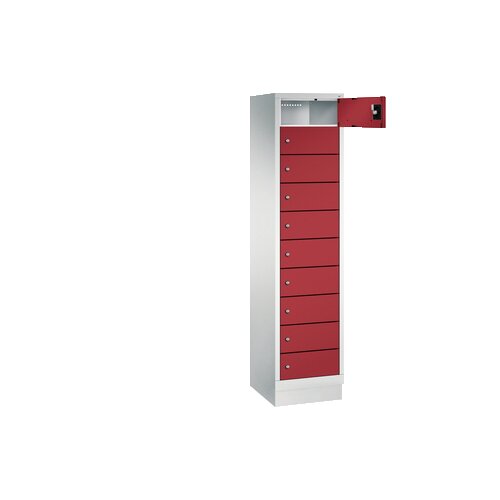 C+P Schließfachschrank Evolo48 mit Sockel 10 Fächer