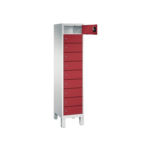 C+P Schließfachschrank Evolo48 mit Standfuß 10 Fächer