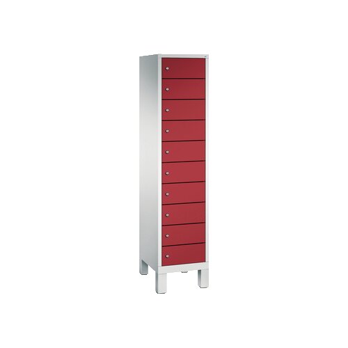 C+P Schließfachschrank Evolo48 mit Standfuß 10 Fächer