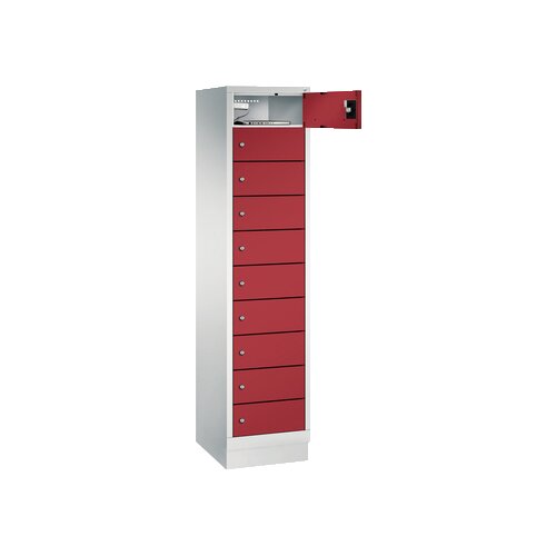 C+P Schließfachschrank Evolo48 mit Sockel 10 Fächer