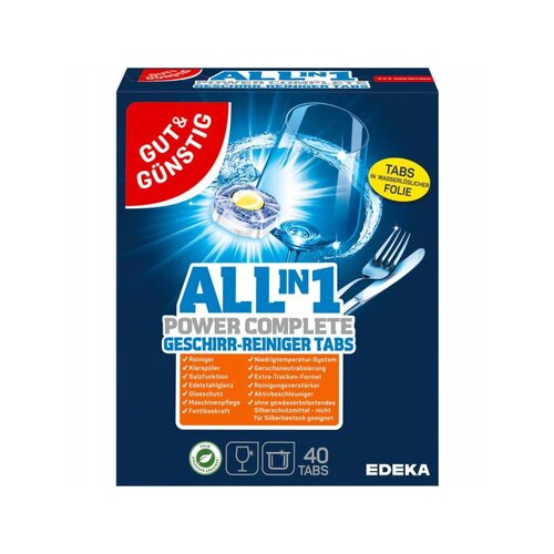 GUT & GÜNSTIG Spülmaschinentabs ALL in 1 Power Complete