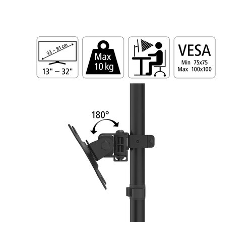 Hama Monitorschwenkarm FULLMOTION 1 Arm