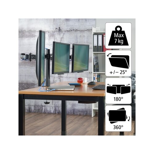 Hama Monitorschwenkarm FULLMOTION 3 Arme