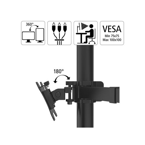 Hama Monitorschwenkarm FULLMOTION 3 Arme