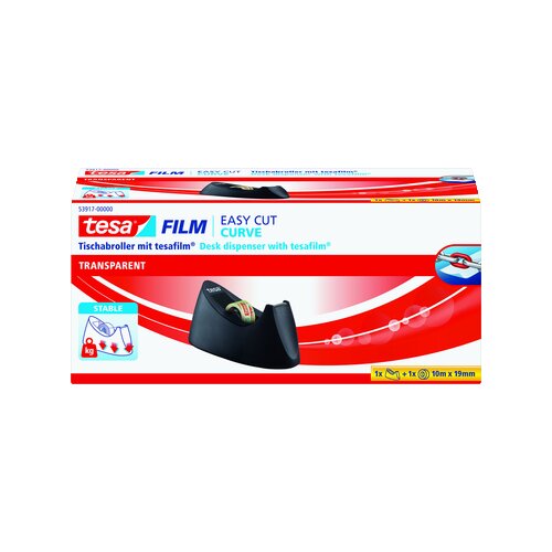 tesa® Tischabroller Easy Cut® Curve