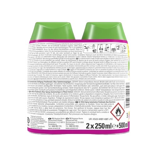 AIR-WICK Nachfüllpack Lufterfrischer Freshmatic Max DUO