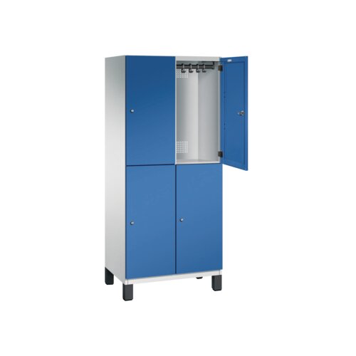 C+P Kleiderspind Cambio 800 x 1.980 x 525 mm (B x H x T) lichtgrau
