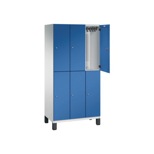 C+P Kleiderspind Cambio 900 x 1.980 x 525 mm (B x H x T) lichtgrau