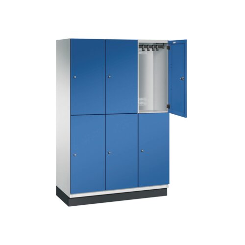 C+P Kleiderspind Cambio 1.200 x 1.950 x 525 mm (B x H x T) lichtgrau