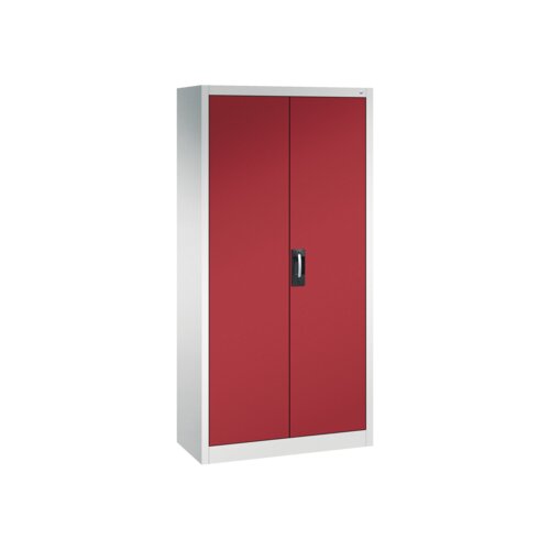 C+P Flügeltürenschrank Acurado 5 Ordnerhöhen 930 x 1.950 x 400 mm (B x H x T) lichtgrau