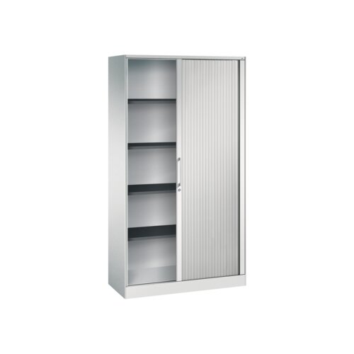 C+P Rollladenschrank Asisto 5 Ordnerhöhen 1.000 x 1.980 x 435 mm (B x H x T) lichtgrau