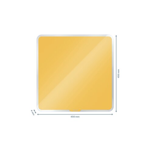 Leitz Glasboard Cosy 45 x 45 x 0,4 cm (B x H x T)