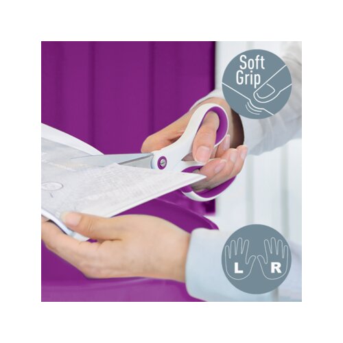 Leitz Universalschere WOW asymmetrisch, Langauge 205 mm