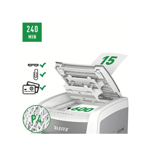 Leitz Aktenvernichter IQ Autofeed Office Pro 600