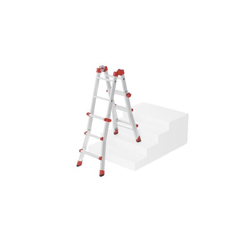 Hailo Multifunktionsleiter M80 max. Arbeitshöhe 3,71 m