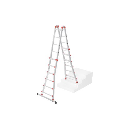 Hailo Multifunktionsleiter M80 max. Arbeitshöhe 6,75 m