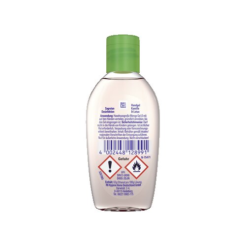 Sagrotan Handdesinfektion Gel Kamille & Lotus 0,050 l