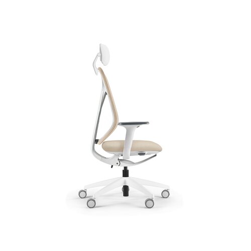 Sedus Bürodrehstuhl se:kit mit Kopfstütze creme