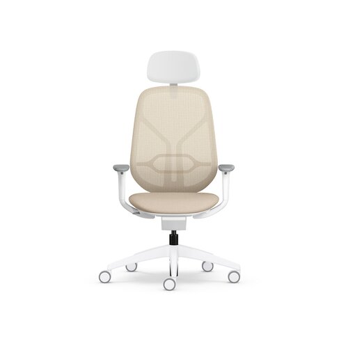 Sedus Bürodrehstuhl se:kit mit Kopfstütze creme