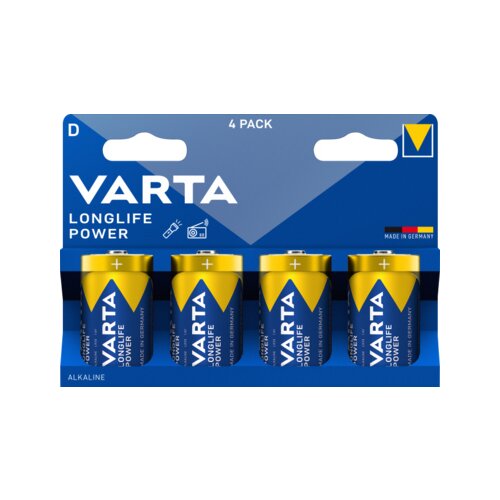 Varta Batterie Longlife Power D/Mono 4 St./Pack.