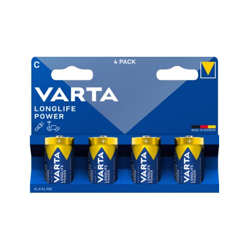 Varta Batterie Longlife Power C/Baby 4 St./Pack.