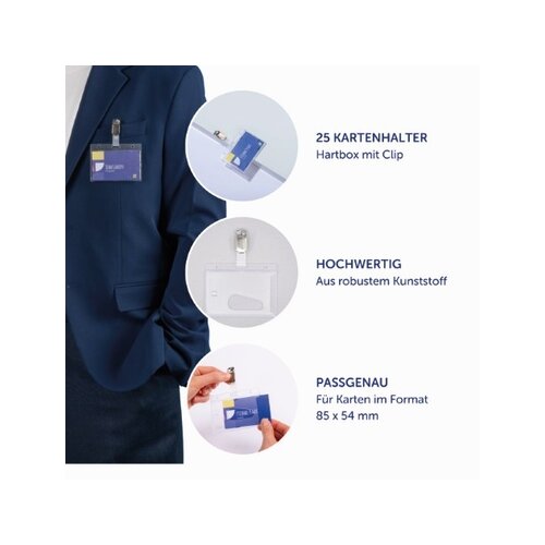 Avery Zweckform Ausweishalter 85 x 54 mm (B x H)