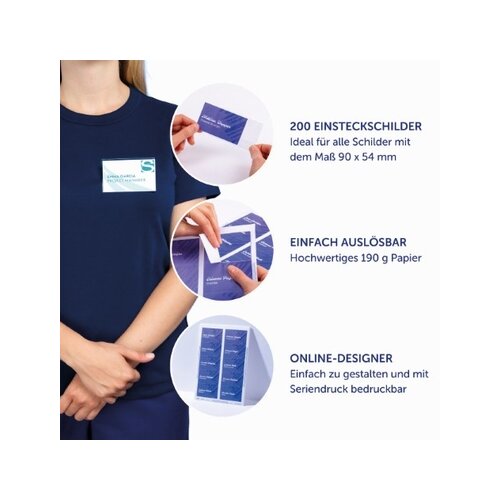 Avery Zweckform Einsteckschild 90 x 54 mm (B x H)