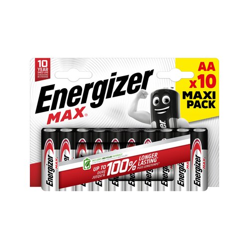 Energizer® Batterie Max® AA/Mignon 10 St./Pack.