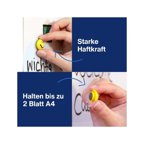 magnetoplan® Magnet Smiley 30 mm