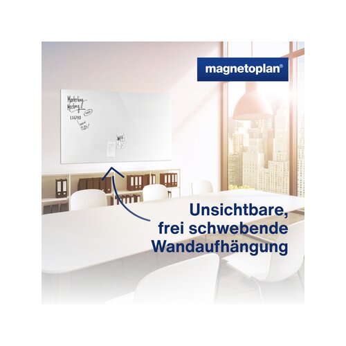 magnetoplan® Glasboard Design brillantweiß