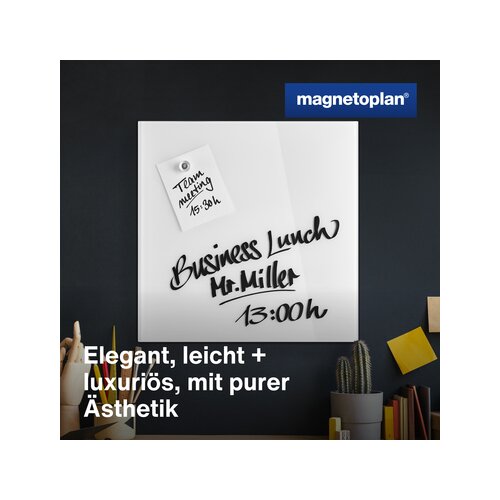 magnetoplan® Glasboard Design brillantweiß