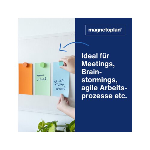 magnetoplan® Moderationskarte Rechteck 20 x 10 cm (B x H) 120 g/m² 500 St./Pack.